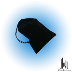 Dice Bag Suedecloth Small Black